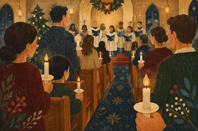 Christmas Eve Candlelight Congregation in Church