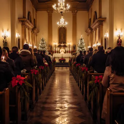 Christmas Eve Candlelight Church Service