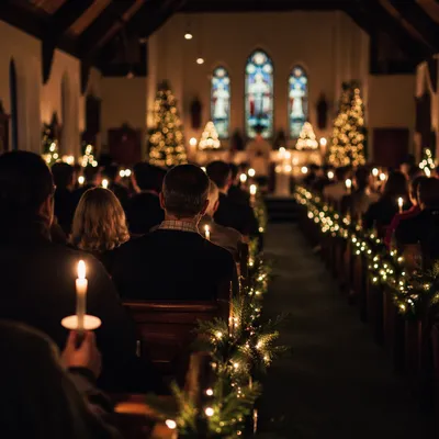 Christmas Eve Candlelight Service in Chapel