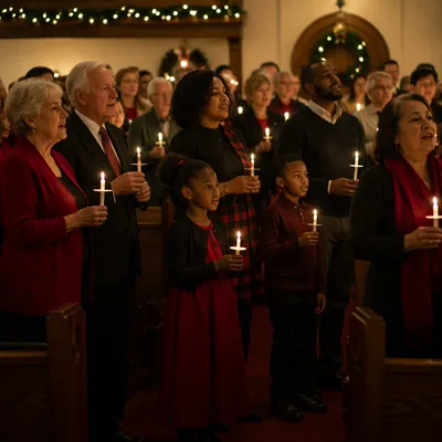 Christmas Eve Candlelight Congregation in Church