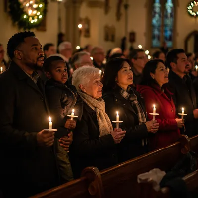 Christmas Eve Candlelight Congregation in Church