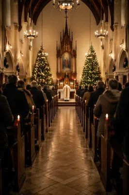 Christmas Eve Candlelight Church Service