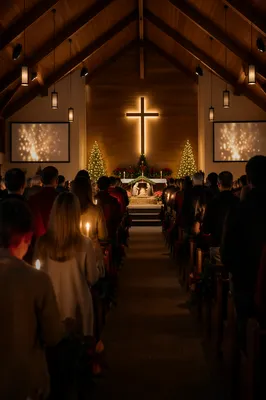 Christmas Eve Candlelight Service in Sanctuary