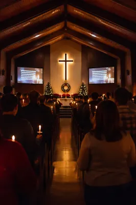 Christmas Eve Candlelight Service in Sanctuary
