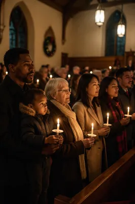 Christmas Eve Candlelight Congregation in Church