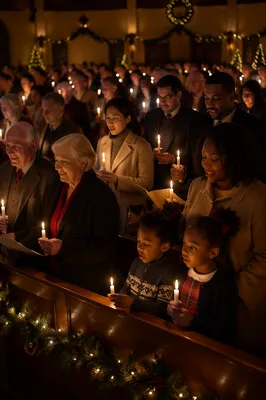 Christmas Eve Candlelight Congregation in Church