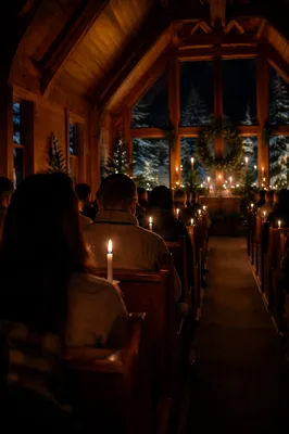 Candlelit Christmas Eve Service in Chapel