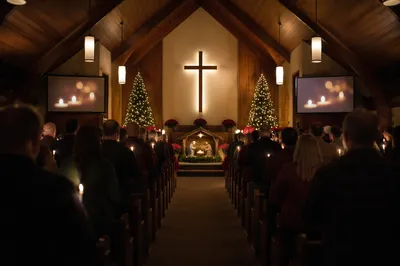 Christmas Eve Candlelight Service in Sanctuary