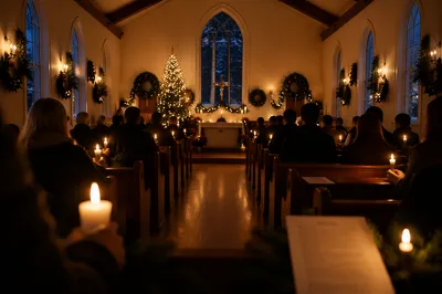 Christmas Eve Candlelight Service in Chapel