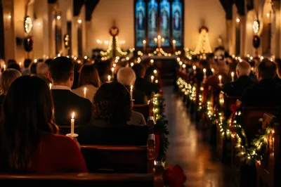 Christmas Eve Candlelight Service in Chapel