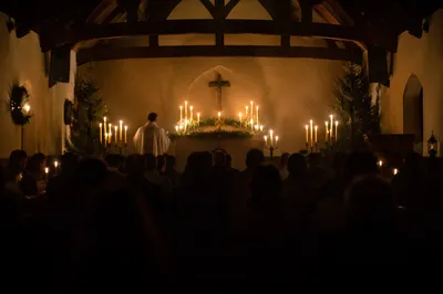 Christmas Eve Candlelight Service in Chapel