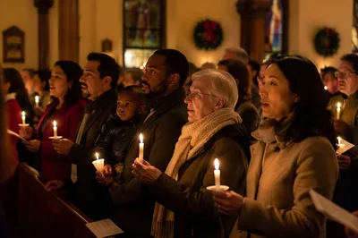 Christmas Eve Candlelight Congregation in Church