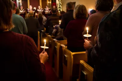Christmas Eve Candlelight Congregation in Church