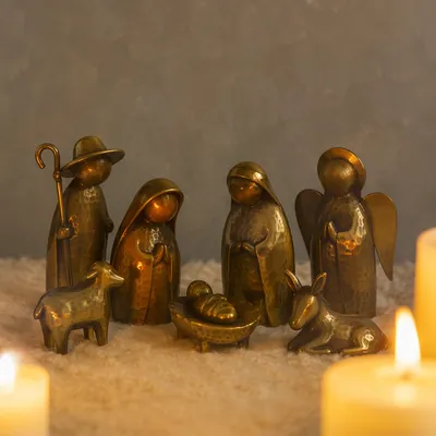 Candlelit Brass Nativity on Christmas Eve