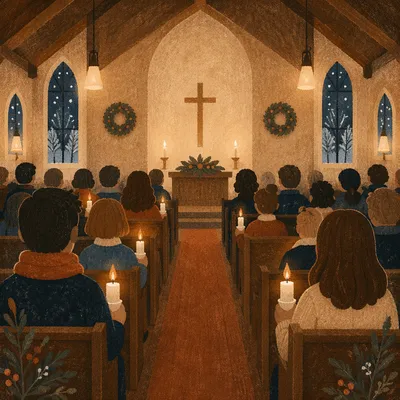 Midnight New Year Watchnight Church Service