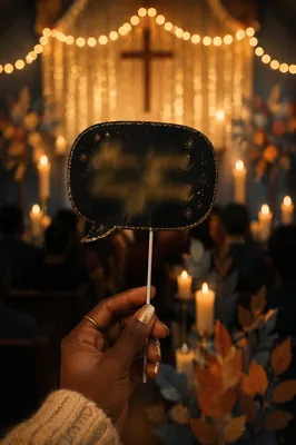 Midnight Church Watchnight Celebration Hand Prop