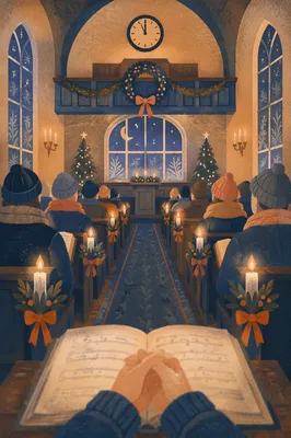 New Year Watchnight Prayer in Wooden Chapel