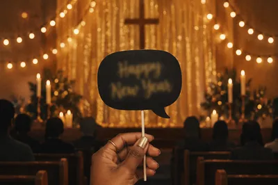Midnight Church Watchnight Celebration Prop