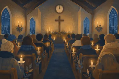 Midnight Watchnight Service in Neighborhood Church