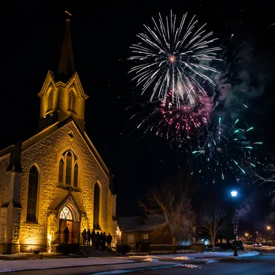 New Year Watchnight Service at Midnight Church