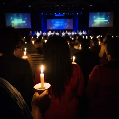 Midnight New Year Watchnight Candlelight Service