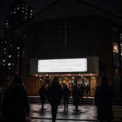 Urban Church Watchnight Service at Midnight