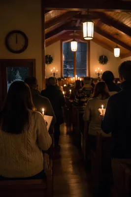 New Year Watchnight Service in Wooden Chapel