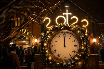 Midnight Watchnight Service Church Entrance