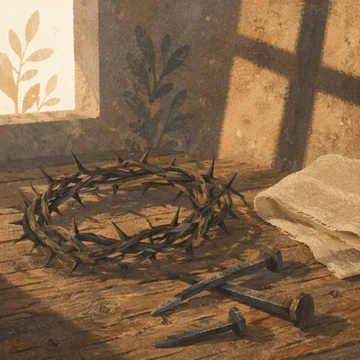 Lenten Crown of Thorns and Nails