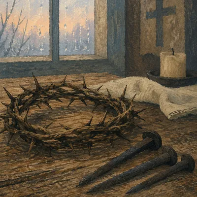 Crown of Thorns and Nails for Lent