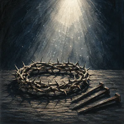 Crown of Thorns with Iron Nails
