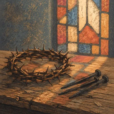 Crown of Thorns and Nails for Lent