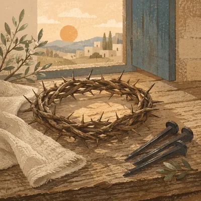 Holy Week Crown of Thorns Still Life