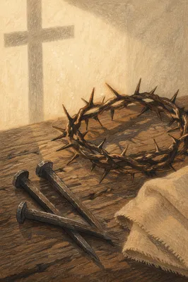 Lenten Crown of Thorns and Nails