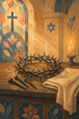 Crown of Thorns and Nails for Good Friday