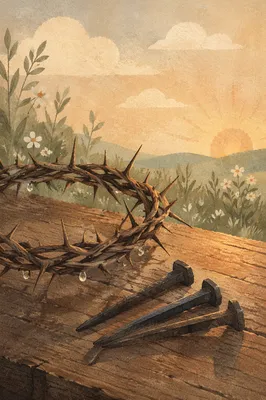 Crown of Thorns at Easter Dawn