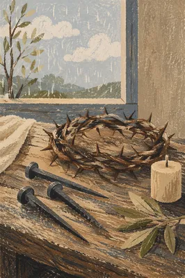 Easter Crown of Thorns and Nails