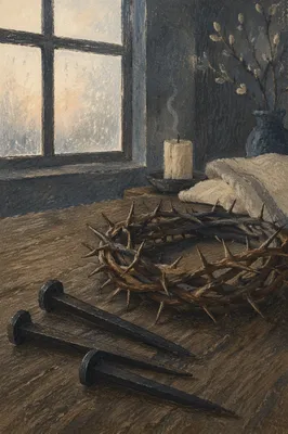 Crown of Thorns and Nails for Lent