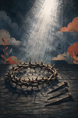 Crown of Thorns and Nails Reflection