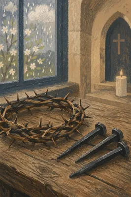 Crown of Thorns and Nails for Holy Week