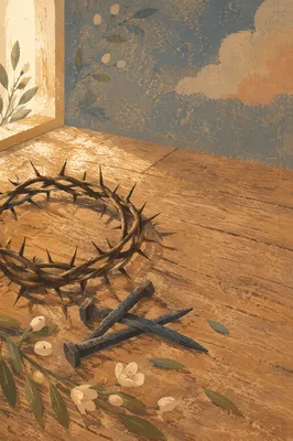 Holy Week Crown of Thorns Still Life