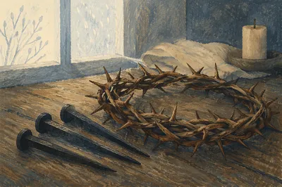 Crown of Thorns and Nails for Lent