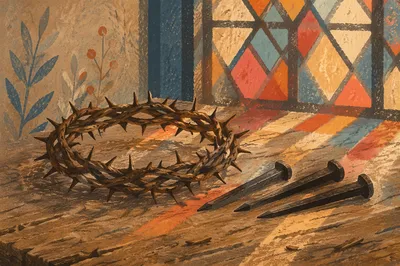 Crown of Thorns and Nails for Lent