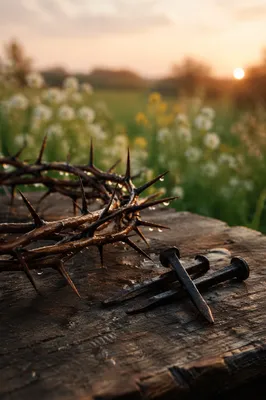 Crown of Thorns at Easter Dawn