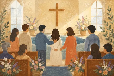 Easter Baptism Celebration for New Believers