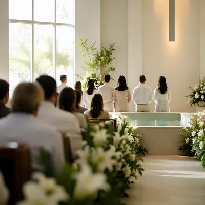 Easter Baptism Celebration for New Believers