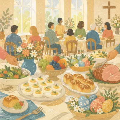 Easter Brunch in Church Fellowship Hall