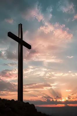 Easter Cross Sunrise Under Dramatic Sky