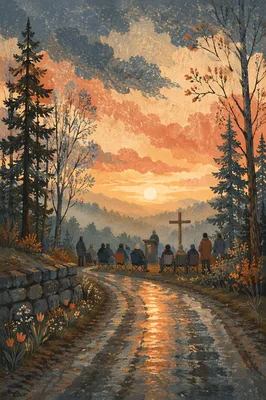 Easter Sunrise Service on Forest Road