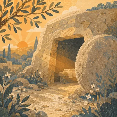 Empty Tomb at Spring Dawn